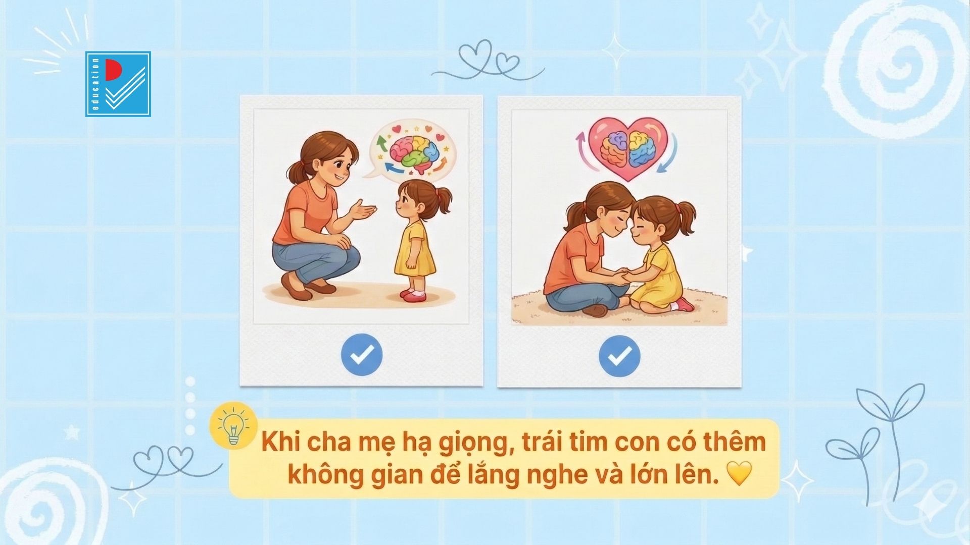 hoc cach giam am luong khi giao tiep va day con 2
